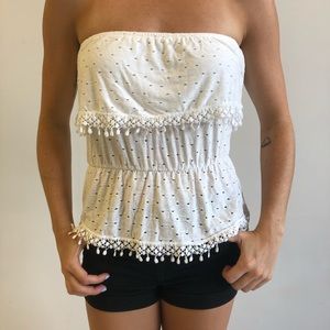 strapless top